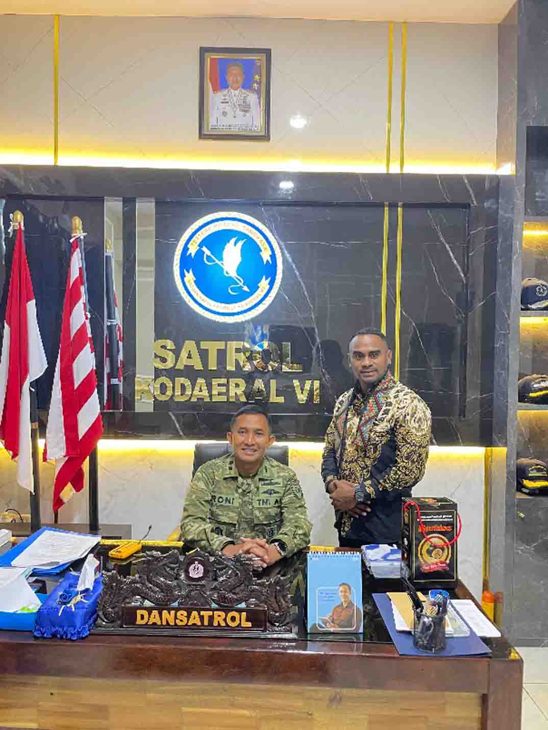 Keluarga Almarhum Kristoforus Jumpa Dansatrol Kodaeral VI di Makasar